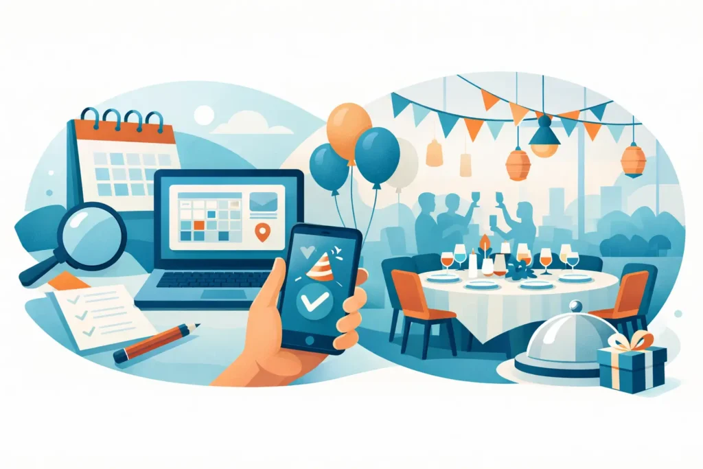 How to Book Restaurant Party Venue Easily