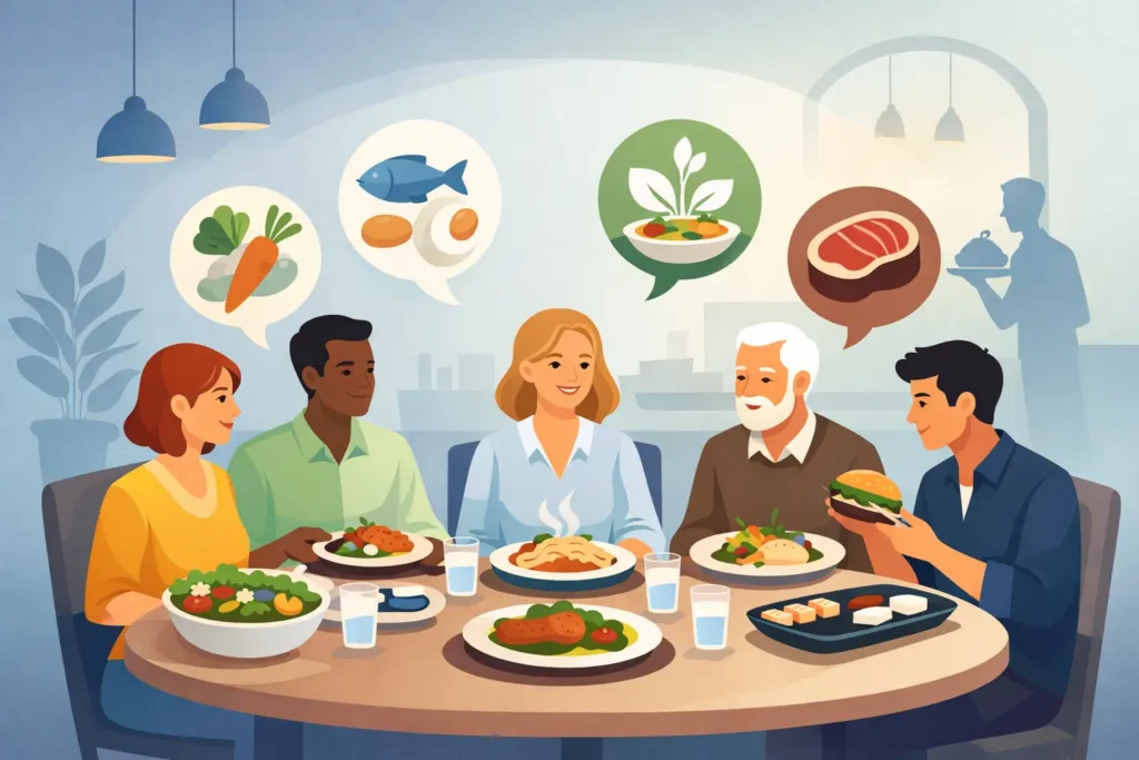 How to Choose a Restaurant for Mixed Dietary Groups