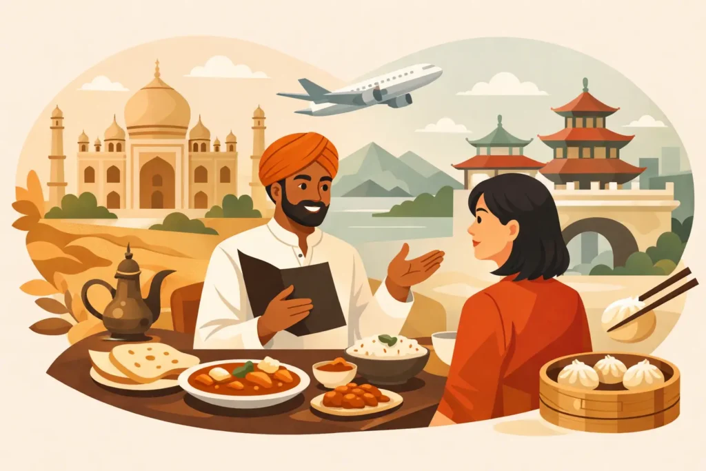 indian restaurant in china