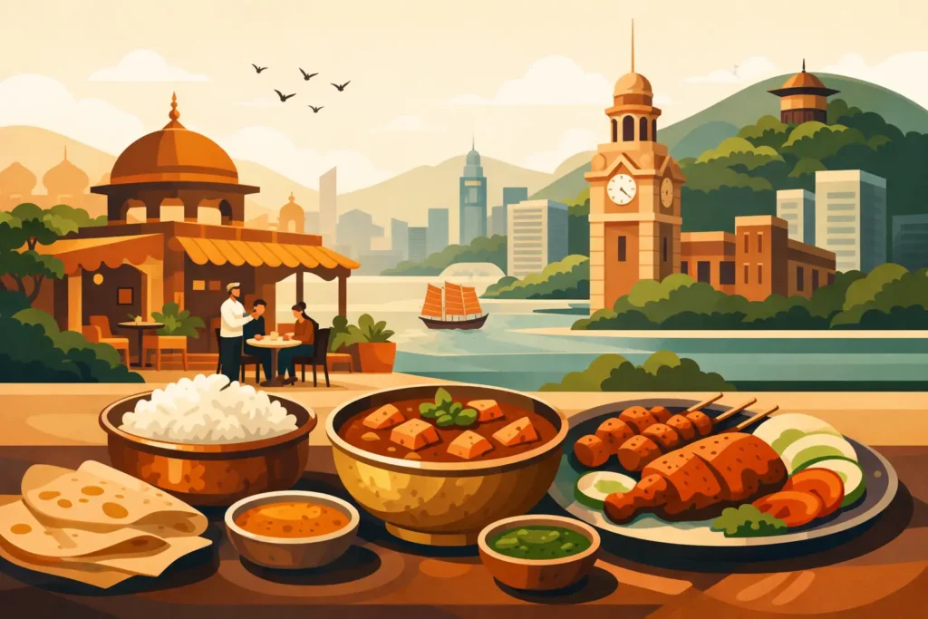 indian restaurant nearby HKU